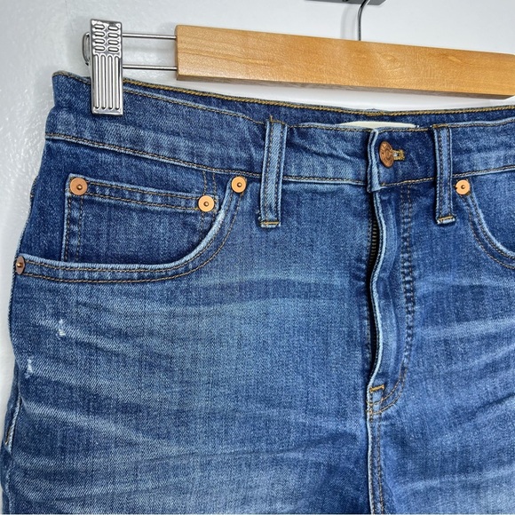 MADEWELL High Rise Denim Cut Off Shorts - Picture 3 of 5